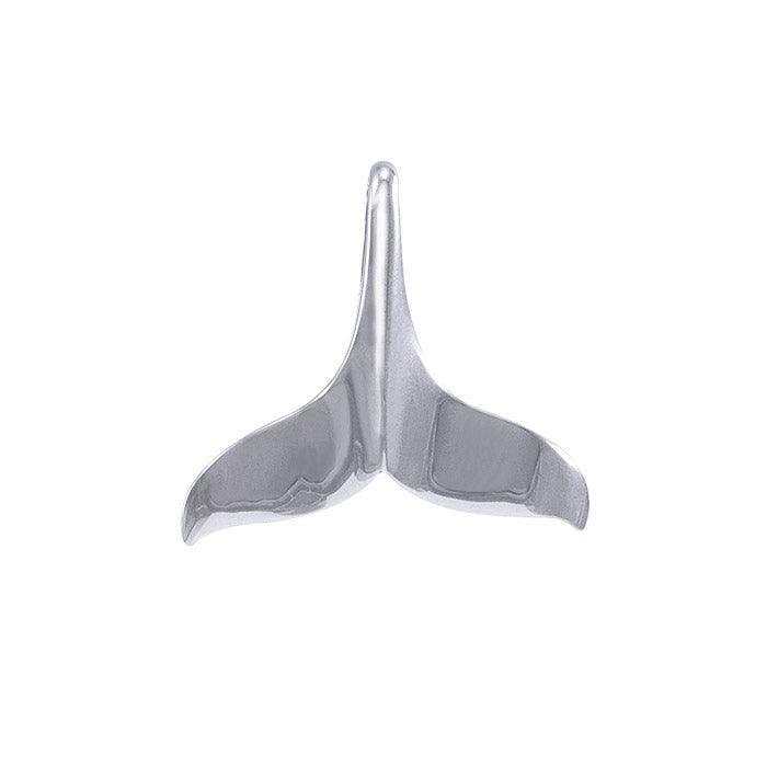 Whale Tail Sterling Silver Pendant WP004 - DiveSilver Jewelry