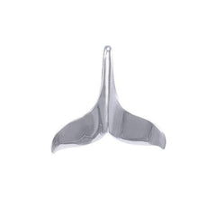 Whale Tail Sterling Silver Pendant WP004 - DiveSilver Jewelry