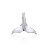 Whale Tail Sterling Silver Pendant JP007 - DiveSilver Jewelry