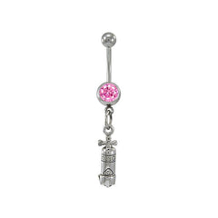 Air Tank Sterling Silver Body Jewelry BJ005 - Body Jewelrys
