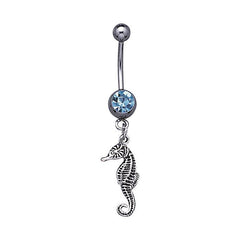 Seahorse Sterling Silver Body Jewelry BJ006 - Body Jewelrys