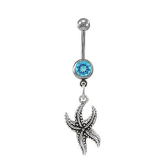 Starfish Sterling Silver Body Jewelry BJ015 - Body Jewelrys