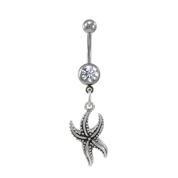 Starfish Sterling Silver Body Jewelry BJ015 - Body Jewelrys