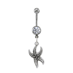 Starfish Sterling Silver Body Jewelry BJ015 - Body Jewelrys