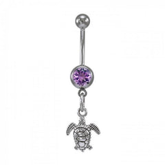 Turtle Sterling Silver Body Jewelry BJ017 - Body Jewelrys
