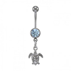Turtle Sterling Silver Body Jewelry BJ017 - Body Jewelrys
