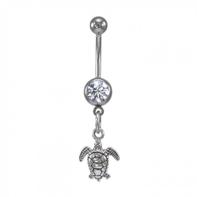 Turtle Sterling Silver Body Jewelry BJ017 - Body Jewelrys