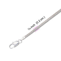 Snake Sterling Silver Chain CH2221 - Chains