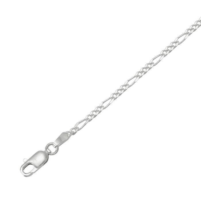 Figaro Sterling Silver Chain CH2359 - DiveSilver Jewelry