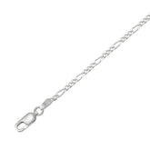 Figaro Sterling Silver Chain CH2359 - DiveSilver Jewelry