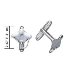 CL007 Manta Ray - Cuff Links