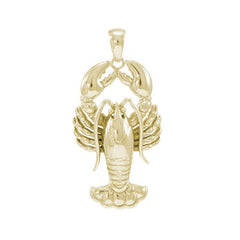 Lobster Solid Gold Pendant GPD4381 - Pendant