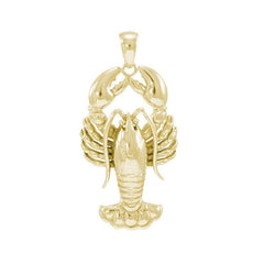 Lobster Solid Gold Pendant GPD4381 - Pendant