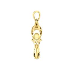 Window to Universe Dolphin Solid Gold Pendant GPD5046 - DiveSilver Jewelry