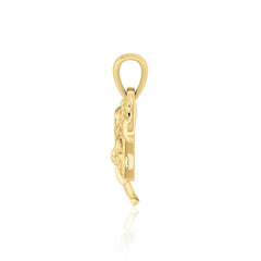 Whale Filigree Pendant in 14k Gold GPD5144 - DiveSilver Jewelry