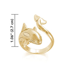 Orca Whale Solid Gold Wrap Ring GRI1807 - Ring