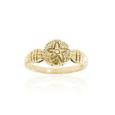 Sand Dollar Solid Gold Ring GTR3027 - Ring
