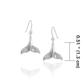 Whale Tail Sterling Silver Hook Earring JE005 - Earrings