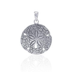 Sand Dollar Sterling Silver Pendant JP026 - Pendants