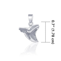 Shark Tooth Sterling Silver Pendant JP031 - Pendants