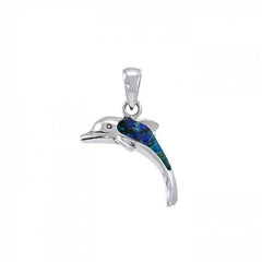 Dolphins Sterling Silver Pendant JP067 - Pendants