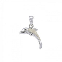 Dolphins Sterling Silver Pendant JP067 - Pendants