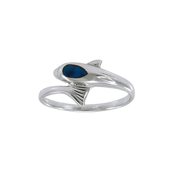 Dolphin Sterling Silver Ring MG463 - Rings