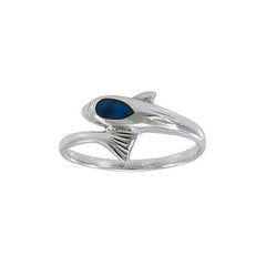 Dolphin Sterling Silver Ring MG463 - Rings