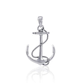 Anchor Rope Silver Pendant MG635 - Pendants
