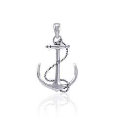 Anchor Rope Silver Pendant MG635 - Pendants
