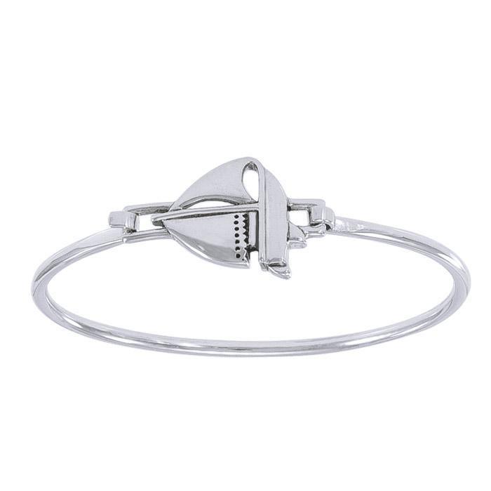 Sail Boat Spring Lock Bracelet TBA172 - Bangles