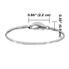 Lobster Claw Spring Lock Bracelet TBA176 - Bracelets