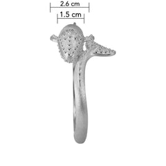 A gift of solitude Sterling Silver Humpback Whale Silver Cuff Bracelet - DiveSilver Jewelry