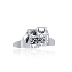 Dive Fins Sterling Silver Bead TBD351 - Beads