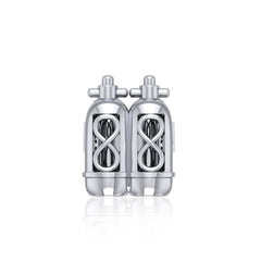 Dive Tanks Sterling Silver Bead TBD352 - Beads