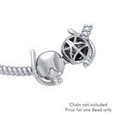 Dive Mask Sterling Silver Bead TBD353 - Beads