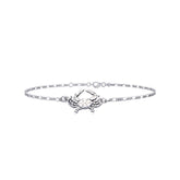 Products Blue Crab Anklet TBG371 - DiveSilver Jewelry
