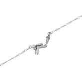Diver Sterling Silver Anklet TBG375 - Bracelets
