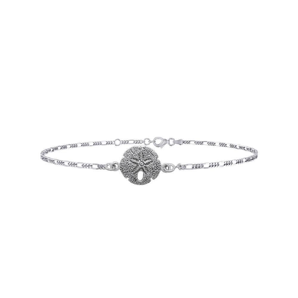 Sand Dollar Sterling Silver Anklet TBG377 - DiveSilver Jewelry