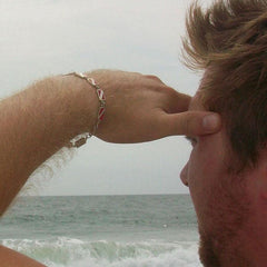 Dive Flag Sterling Silver Link Bracelet TBG404 - Bracelets