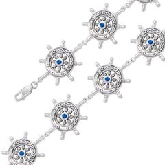 Celtic Ship Wheel Link Bracelet TBL019 - Bracelets