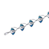 Stingray Sterling Silver Link Bracelet TBL020 - Bracelets