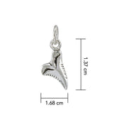 Shark Tooth Sterling Silver Charm TC491 - DiveSilver Jewelry