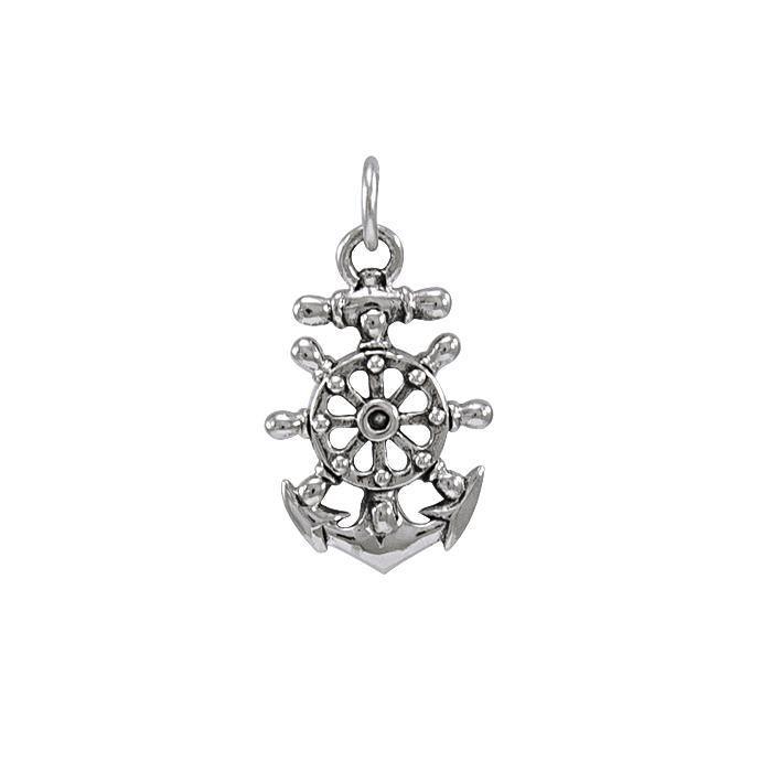 Anchor Ship Wheel Charm TCM563 - Charms