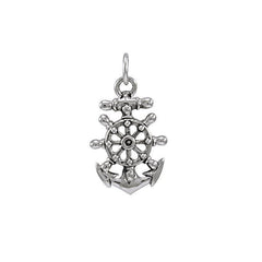 Anchor Ship Wheel Charm TCM563 - Charms
