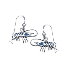 Shrimp Silver Earrings TE2572 - DiveSilver Jewelry