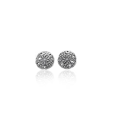 Sand Dollar Sterling Silver Post Earring TE2583 - Earrings