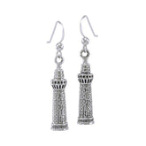 Indian Ocean Lighthouse T Sterling Silver Hook Earring TE2827 - Earrings