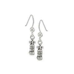 Dive Tank Sterling Silver Hook Earring TE965 - Earrings