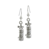 Large Dive Tank Sterling Silver Hook Earring TE966 - Earrings